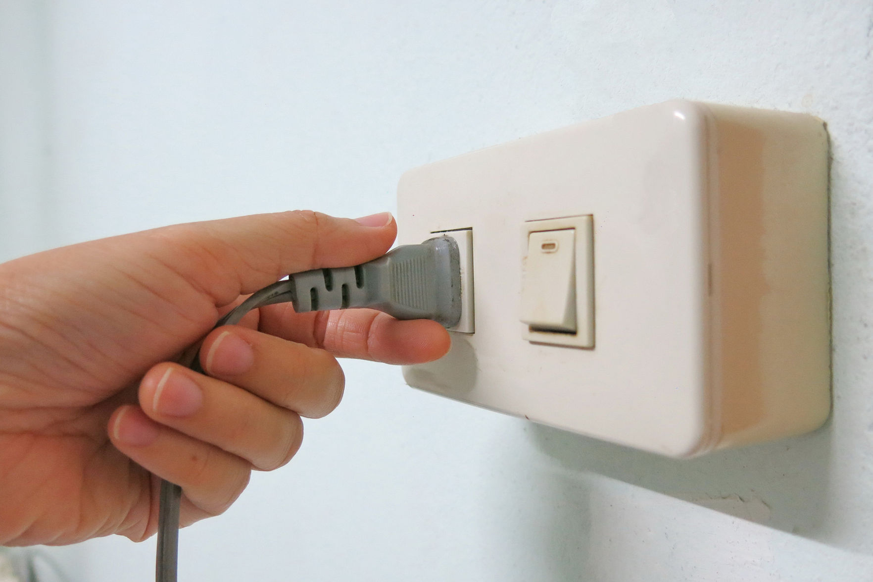 Unplug things at home